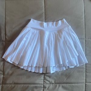 Aerie Offline Pleated Skort - White